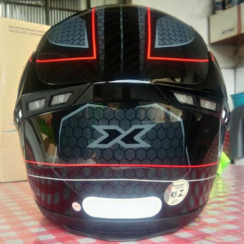 Capacete X11 || Modelo: Volt - Preto || Tam. 60 || Usado - Foto 3