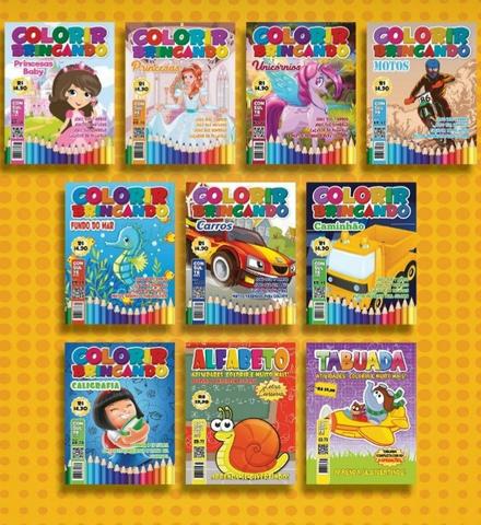 Livros para colorir varejo e atacado