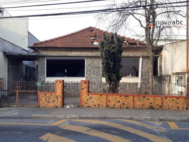 Terreno à venda, 313 m² por R$ 1.272.000 - Vila Guaraciaba - Santo André/SP