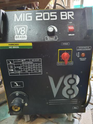 Maquina de solda mig v8 205 - Foto 4