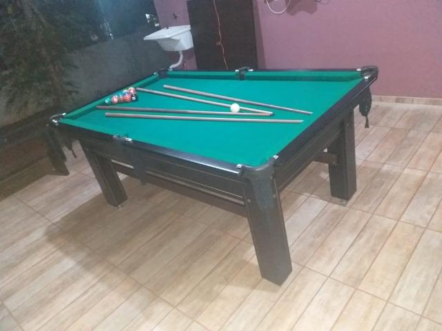 Mesa Tentação Faça o Pedido | Mesa Tabaco | Tecido Verde |LSWV7356 - Foto 3