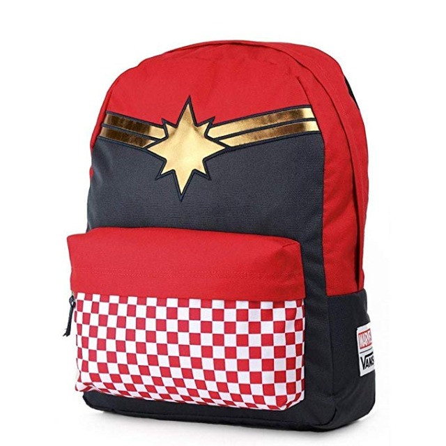 Mochila Vans Capitã Marvel de colecionador
