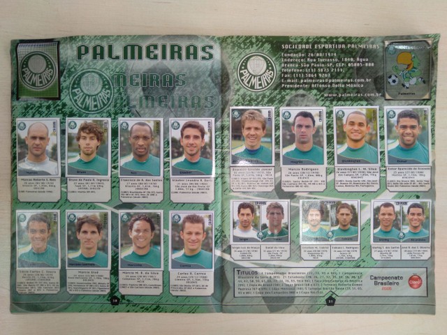 Álbum de figurinhas Campeonato Brasileiro 2005 - Foto 5