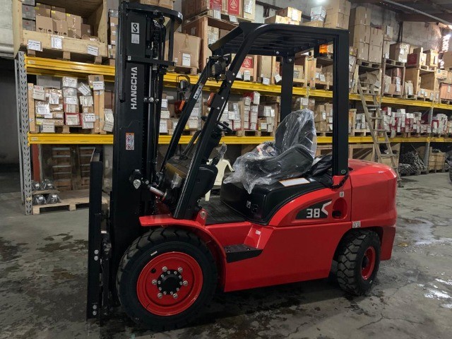 Empilhadeira 3800kg 3,8 toneladas diesel Hangcha torre triplex com deslocador lateral - Foto 5