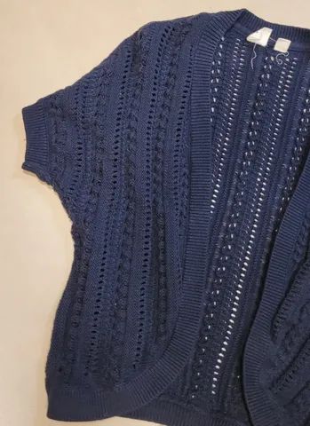 Bolero de tricô GAP kids tamanho 4/5 anos, modelo grande veste até 7 anos.  - Foto 5