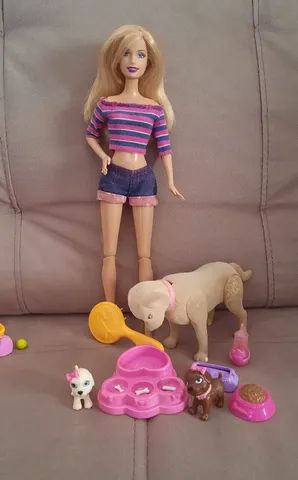 Barbie - Conjunto passeio com cachorro que anda - Filhotes - Artigos  infantis - Vale das Oliveiras, Limeira 1254492514