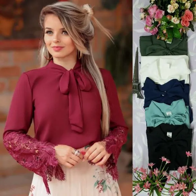 Blusa manga longa (Tamanho M)