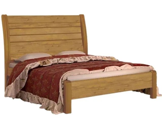 Cama queen Esmeralda Plus - Carvalho fl5 - Foto 2