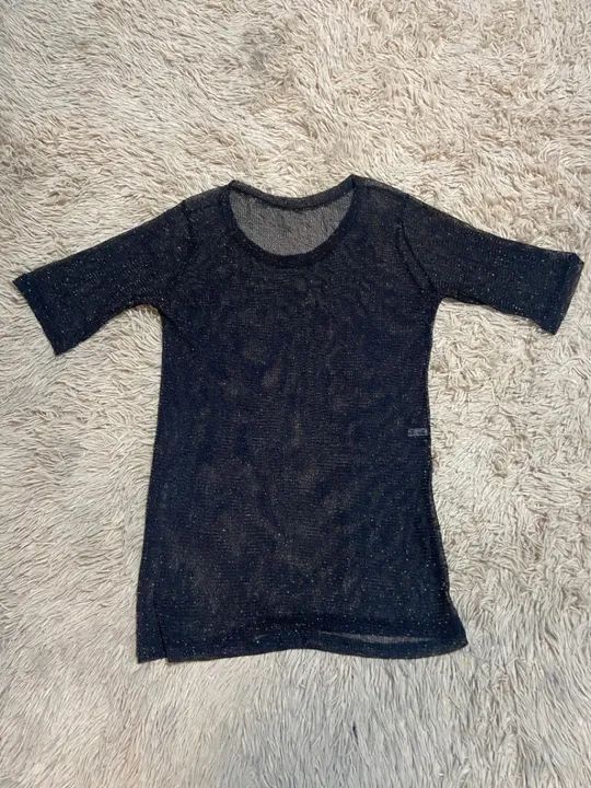 Blusa Tule Brilhosa 