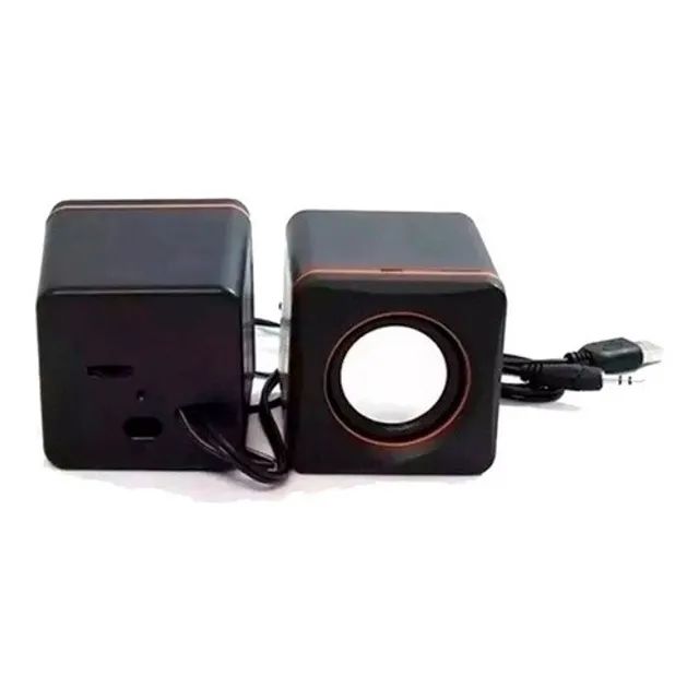 Caixa Caixinha Som Portátil 3w Usb P2 Pc Notebook Celular - Foto 4