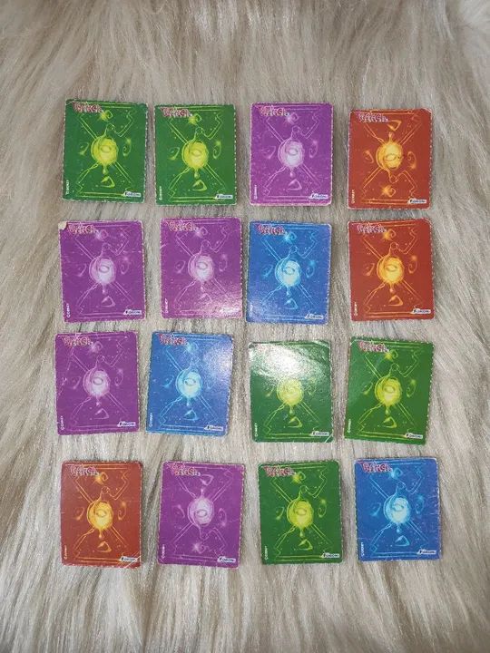 Cards caderno witch antigo revista witch