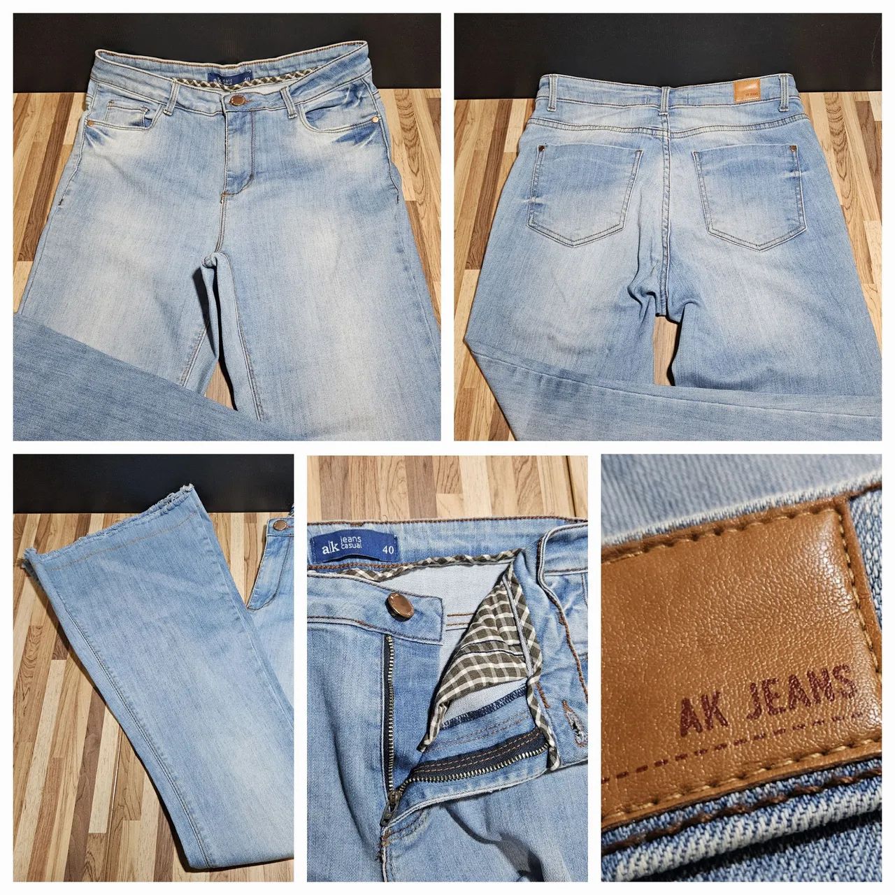 Calça Boca de Sino Ak Jeans 40