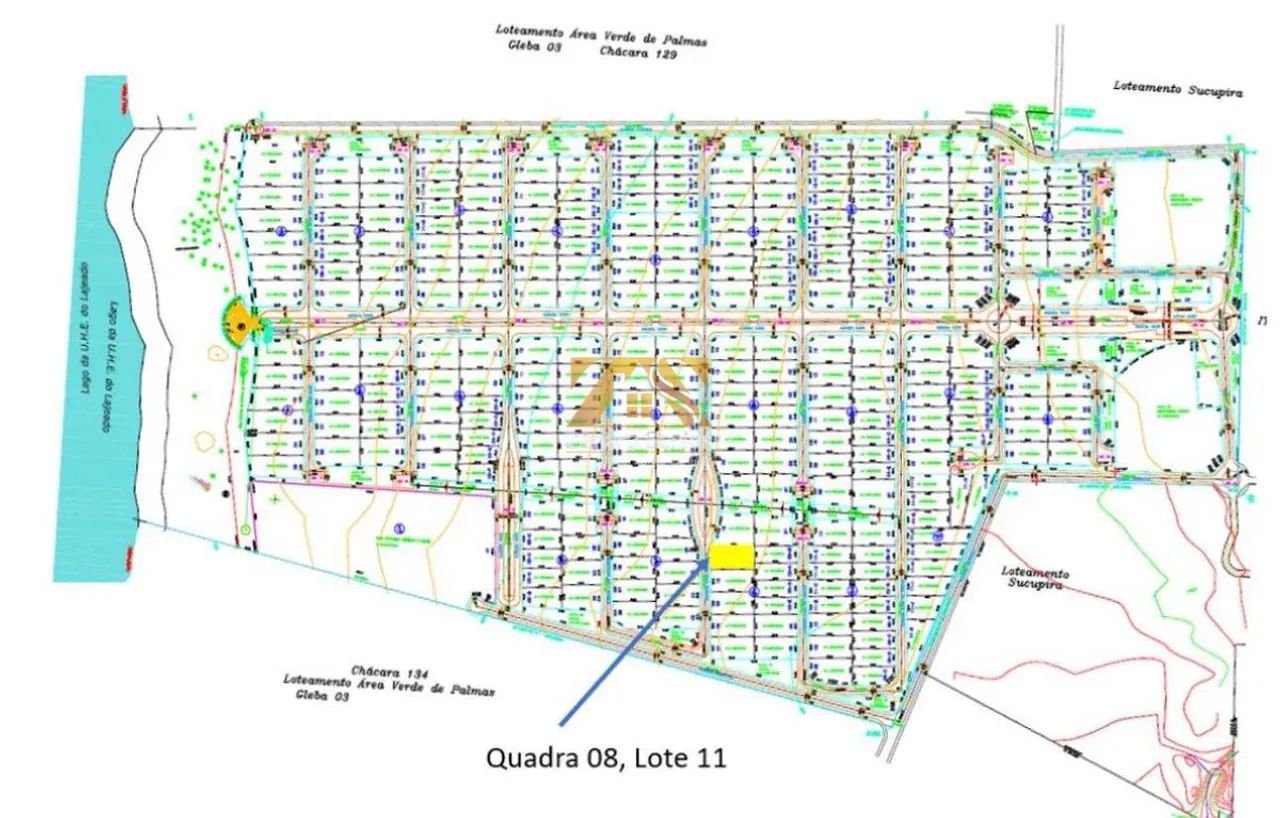 Terreno, 1,246 m² - Condomínio Polinésia - Palmas/TO - Foto 4