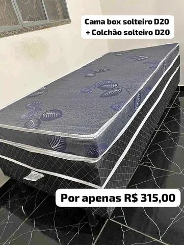 CAMA BOX, COLCHÃO E BASES 