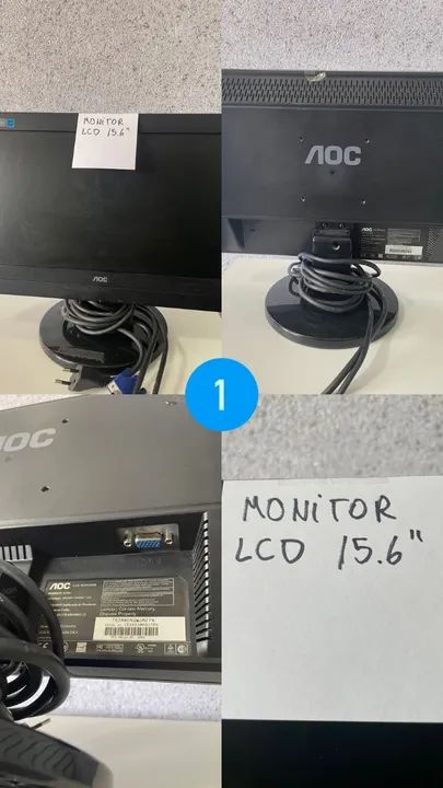 Monitor AOC - LCD 15'6