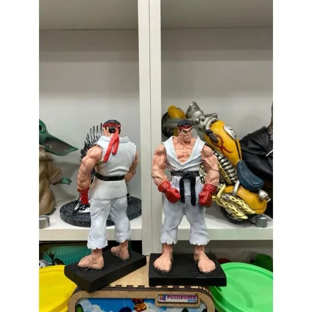 Boneco Ryu Street Fighter Action Figure Miniatura em Resina - Foto 3