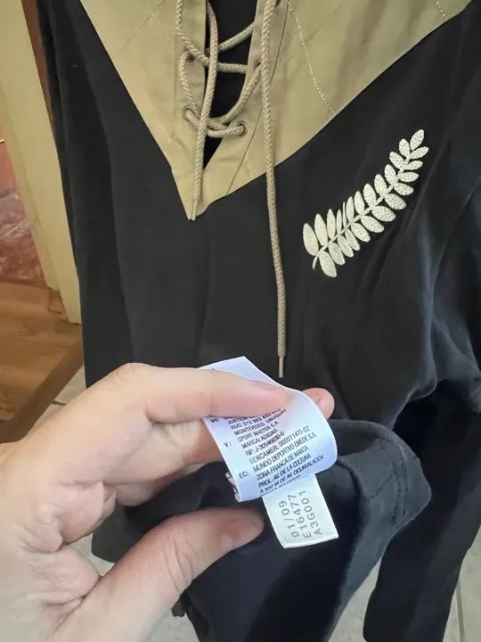 Camisa All Blacks passeio Adidas Originals  - Foto 2