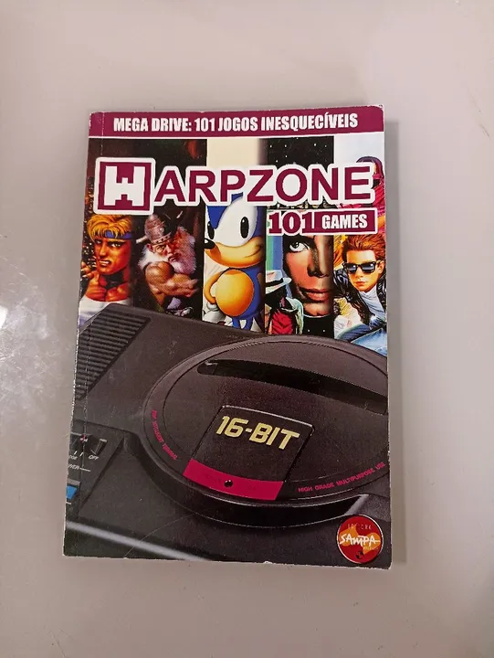 Livro WarpZone 101 Games - Mega Drive