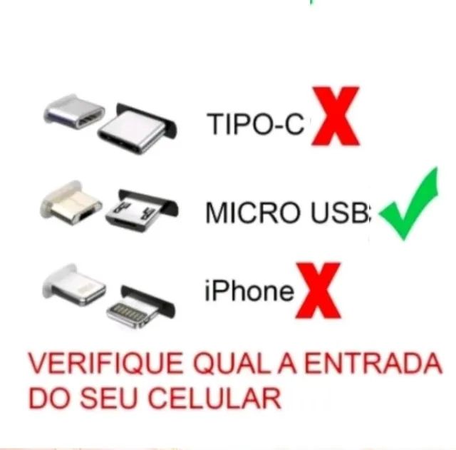 Adaptador para ligar equipamentos a partir do celular tipo V8 / USB - Foto 2
