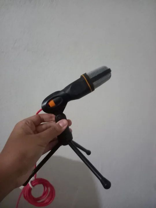 Microfone Condensador SF-666 com tripé - Foto 2