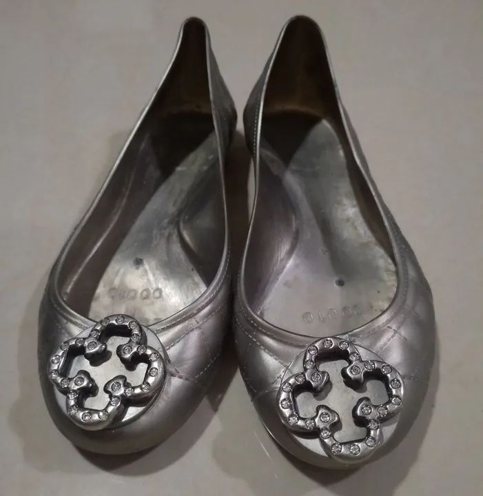 Sapatilhas Prateadas Capodarte n°25