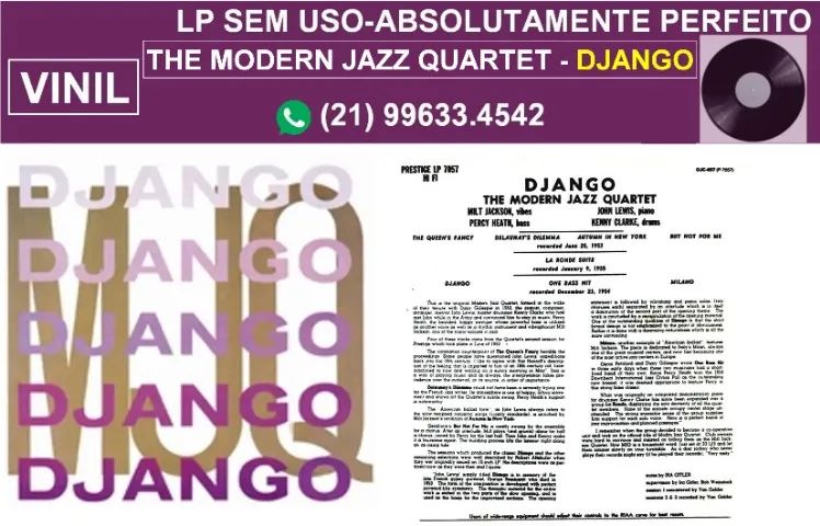 Disco de vinil do Modern Jazz Quartet - Foto 4