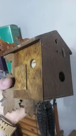 Relógio Cuco Alemão Mini Cuco Raríssimo Impecável - Foto 3