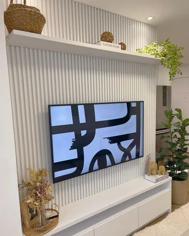 Painel de sala com rack - Móveis planejados  - Foto 5
