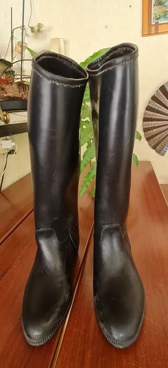 Botas para equitação Pretas - Tamanho 34 - Foto 2