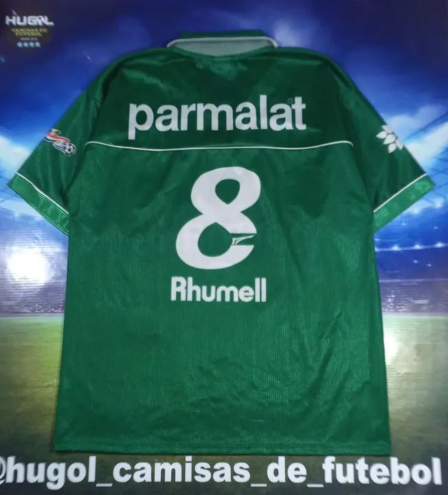 Camisa do Palmeiras 1999 Rhumell #8 Tamanho G impecável  - Foto 3