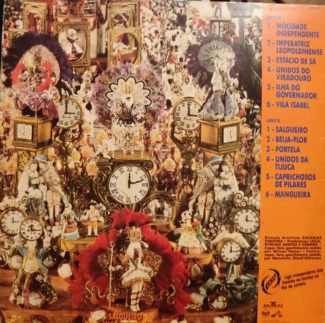 Vinil Sambas de enredo, carnaval 92 - Foto 2