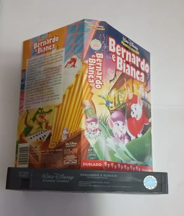 VHS Dublado Bernardo E Bianca ( Semi Novo )