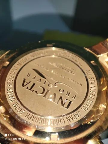 Relógio Invicta Pro Diver 0074 Banhado a ouro 18k - Foto 2