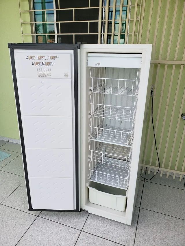 Freezer consul vertical 110 volts usado entrego Geladeiras e Freezers