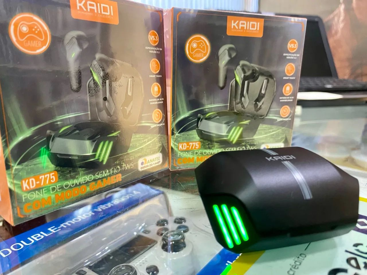 Fone Bluetooth KAIDI Gamer KD-775 - Foto 3
