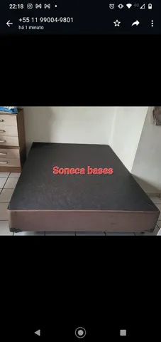 CAMA BASE BOX BIPARTIDO NOVA ! - Foto 5