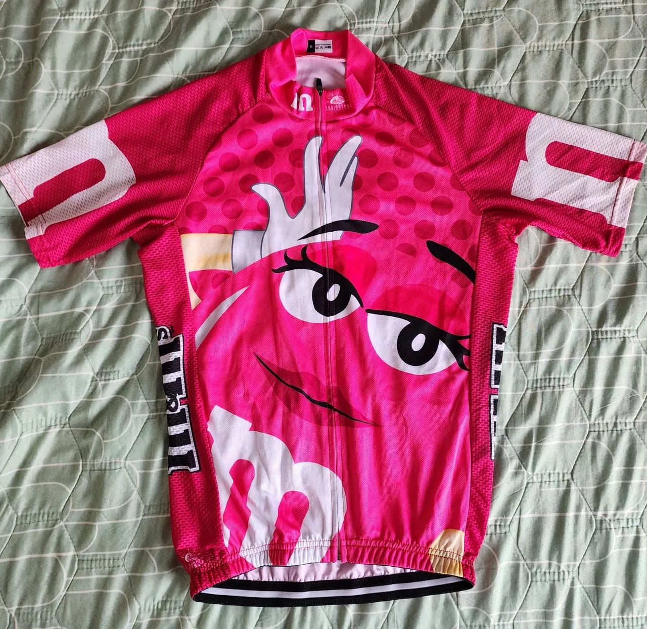 Camisa de ciclismo feminina tamanho P