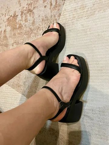 Sandalia plataforma tam 39 