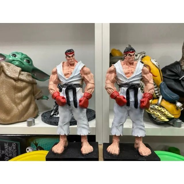 Boneco Ryu Street Fighter Action Figure Miniatura em Resina - Foto 5
