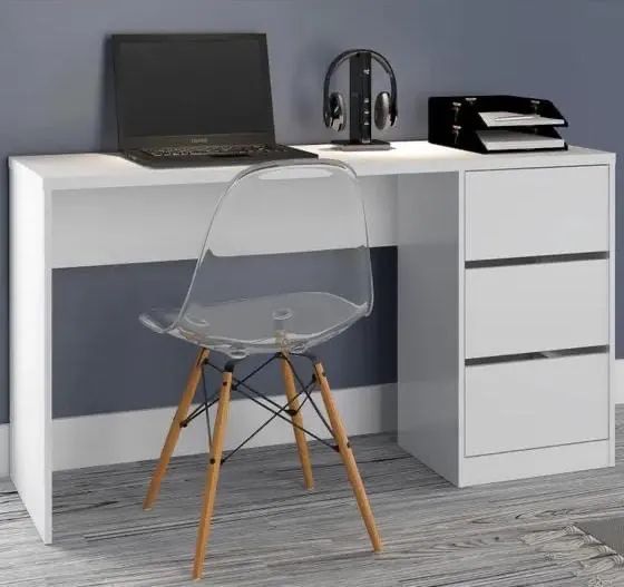 Mesa de Escritório com Gaveta - Semi Nova