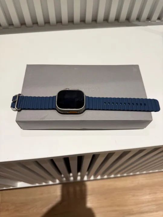 Apple Watch Ultra (GPS + Cellular) 49mm Titanium Case with Midnight Ocean  Band - Silver - Smartwatches - Barra da Tijuca, Rio de Janeiro 1352103650 |  OLX