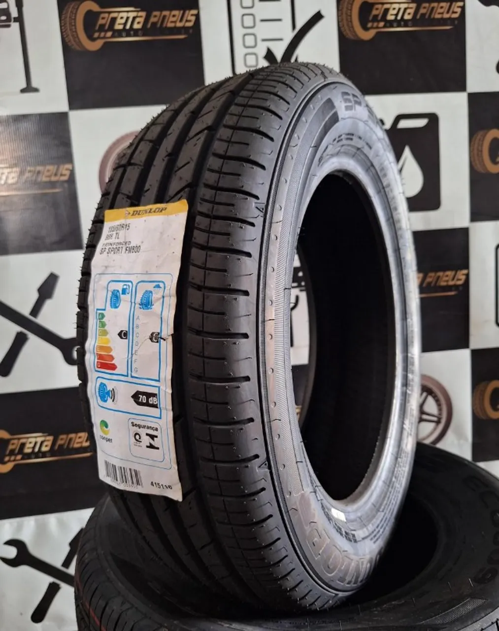 Pneu 185/60R15 Dunlop Novo Original Argo Cronos HB20 Toyota Etios