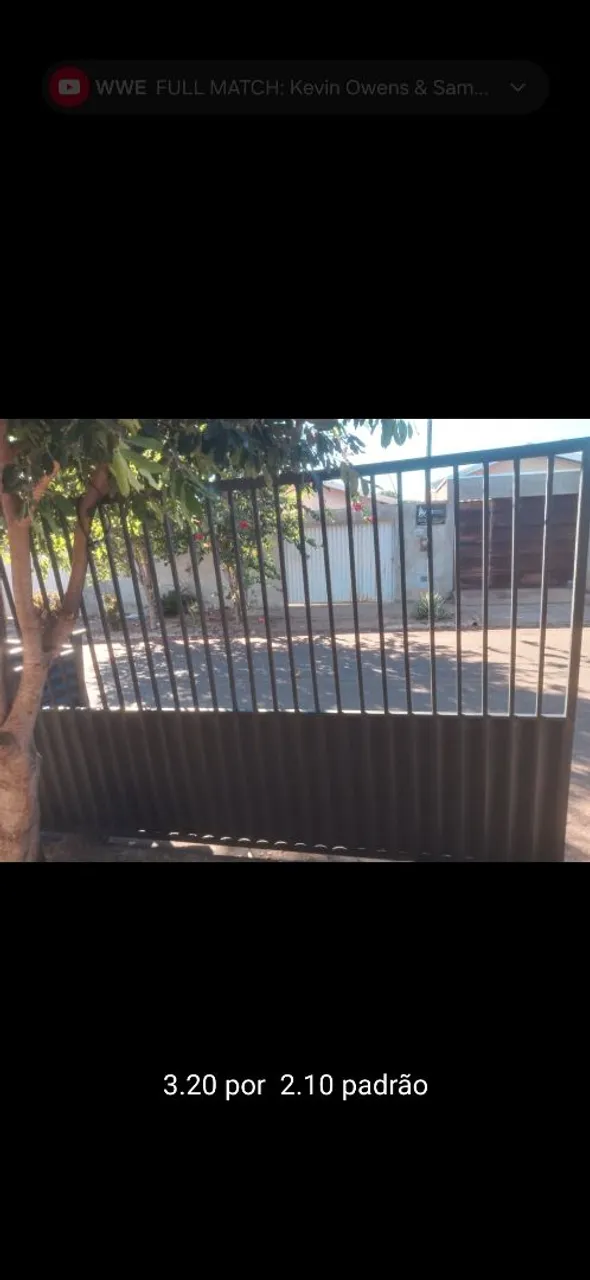 Portão de ferro 1800 instalado ou 1400 p levar