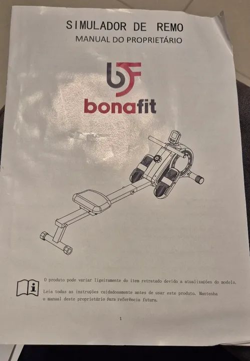 raparelho remada simulador de remo bonafit preto - Foto 5