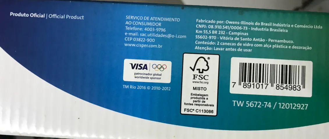 Caneca Rio 2016 Colecioador (raridade ) Branco - Foto 2