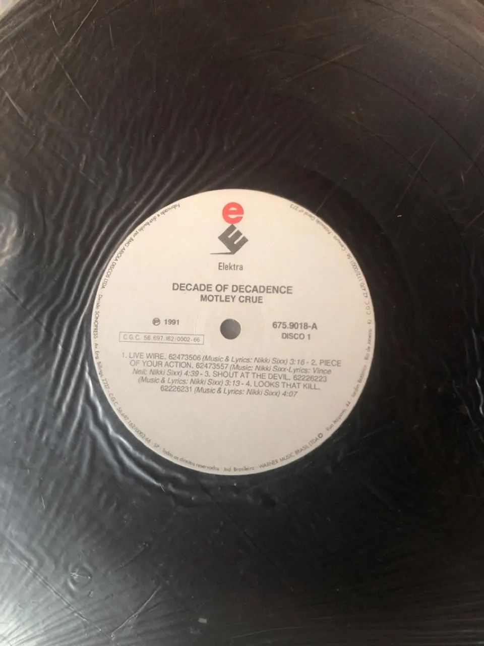 MOTLEY CRUE - DECADE OF DECADENCE - 1981-1991 - DISCO DUPLO COM ENCARTE- LP DISCO DE VINIL - Foto 5