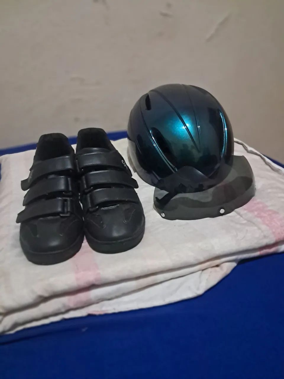 Kit Ciclismo Capacete + Sapatilha MTB  - Foto 5