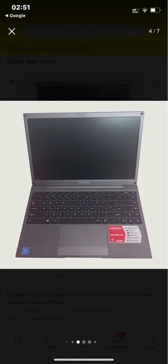 Notebook compaq 