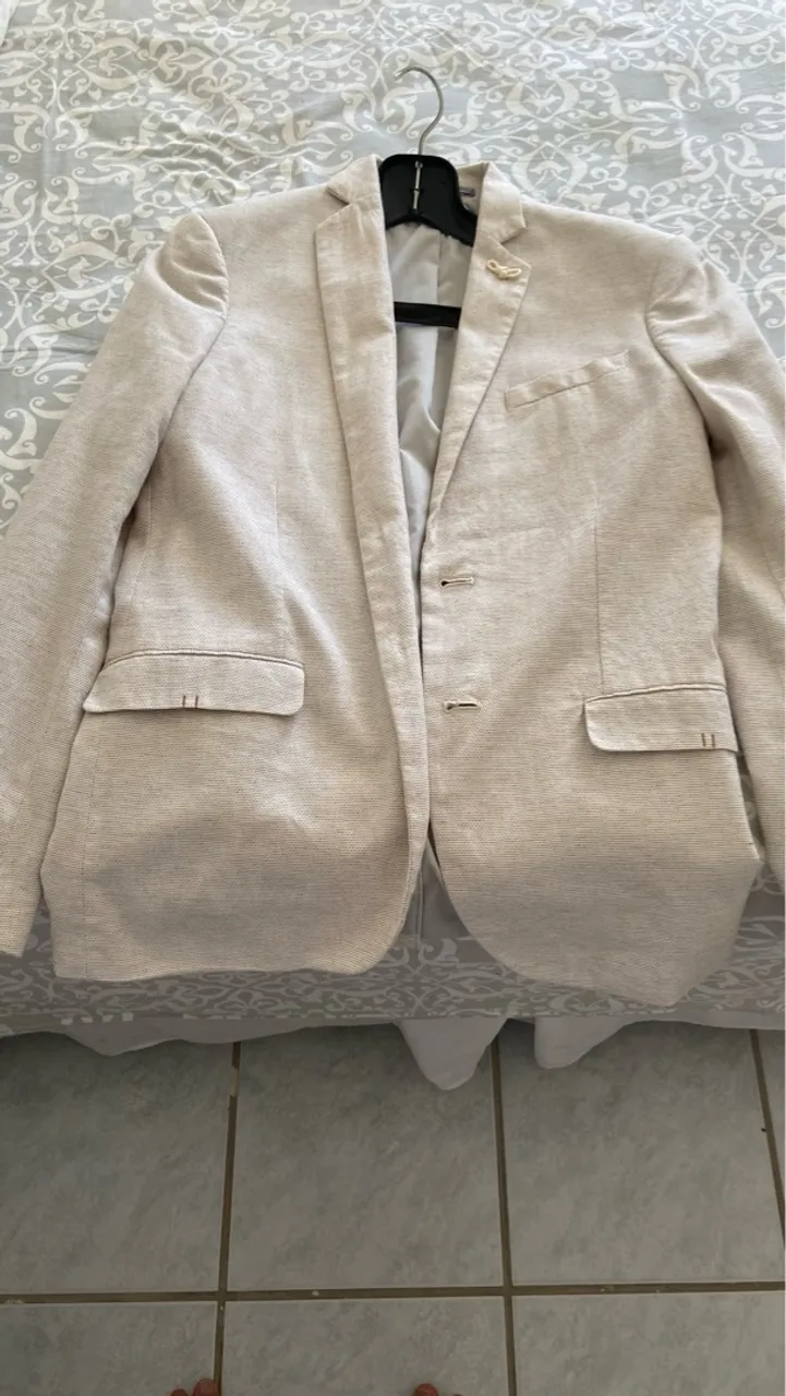 Blazer Bege Masculino Elegante
