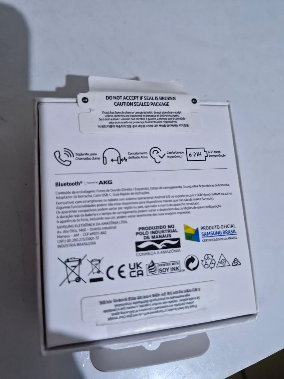 Fone de Ouvido Samsung Galaxy Buds FE - Novo - Foto 5